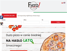 Tablet Screenshot of fieropizza.pl